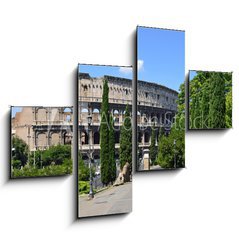 Obraz 4D tydln - 120 x 90 cm F_IB53560049 - Parco di Colle Oppio - Via della Domus Aurea