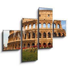 Obraz 4D tydln - 120 x 90 cm F_IB54472561 - The Colosseum in Rome, Italy