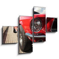 Obraz 4D tydln - 120 x 90 cm F_IB55728868 - Classic Muscle Car