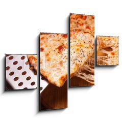 Obraz 4D tydln - 120 x 90 cm F_IB57847529 - Pizza