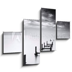 Obraz 4D tydln - 120 x 90 cm F_IB57848168 - broken jetty