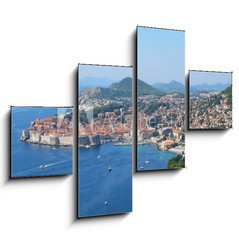 Obraz 4D tydln - 120 x 90 cm F_IB58045022 - Dubrovnik Panorama