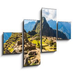 Obraz 4D tydln - 120 x 90 cm F_IB58356241 - Mysterious city - Machu Picchu, Peru,South America - Tajemn msto