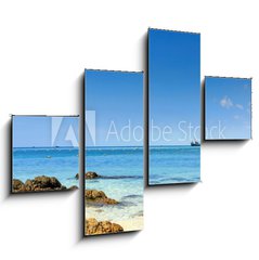 Obraz 4D tydln - 120 x 90 cm F_IB58512794 - Beach on Holiday