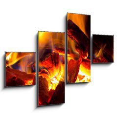 Obraz 4D tydln - 120 x 90 cm F_IB60068299 - flame of fire