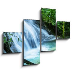 Obraz 4D tydln - 120 x 90 cm F_IB60803084 - Waterfall in Mexico - Vodopd v Mexiku