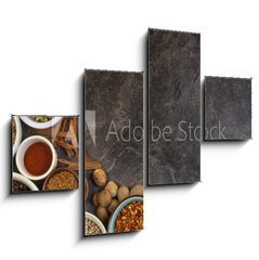 Obraz 4D tydln - 120 x 90 cm F_IB61634744 - Spices used in Cooking