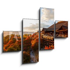 Obraz 4D tydln - 120 x 90 cm F_IB61926221 - Kiyomizu-dera temple in Kyoto