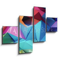 Obraz 4D tydln - 120 x 90 cm F_IB62526017 - Abstract geometric background