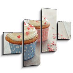 Obraz 4D tydln - 120 x 90 cm F_IB63080164 - Cupcakes