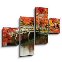 Obraz 4D tydln - 120 x 90 cm F_IB63969080 - Autumn foliage at Eikando Temple in Kyoto, Japan