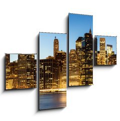 Obraz 4D tydln - 120 x 90 cm F_IB64872508 - Panorama of New York City