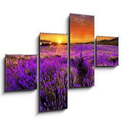 Obraz 4D tydln - 120 x 90 cm F_IB66255723 - Lavender - Levandule