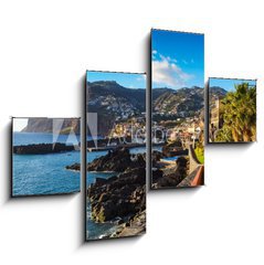 Obraz 4D tydln - 120 x 90 cm F_IB66470048 - Madeira coastal view, looking South-Central