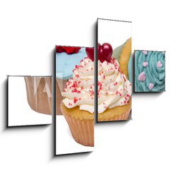 Obraz 4D tydln - 120 x 90 cm F_IB68650836 -  original and creative cupcake designs