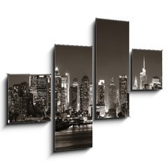 Obraz 4D tydln - 120 x 90 cm F_IB70678313 - Midtown Manhattan skyline - Panorama Manhattanu v centru msta