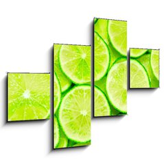 Obraz 4D tydln - 120 x 90 cm F_IB71346931 - Lime Background