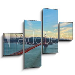 Obraz 4D tydln - 120 x 90 cm F_IB73939513 - Golden Gate Bridge