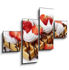 Obraz 4D tydln - 120 x 90 cm F_IB74547805 - Belgian waffles