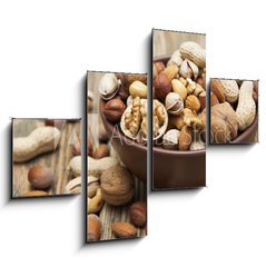 Obraz 4D tydln - 120 x 90 cm F_IB74930991 - nuts