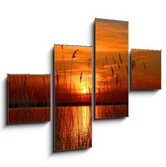 Obraz tydln 4D - 120 x 90 cm F_IB7509903 - Sunset - Zpad slunce