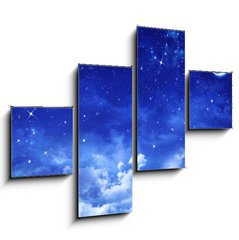 Obraz 4D tydln - 120 x 90 cm F_IB79638285 - beautiful background, nightly sky