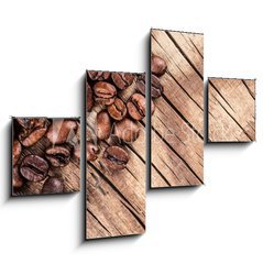 Obraz 4D tydln - 120 x 90 cm F_IB80761673 - Coffee beans