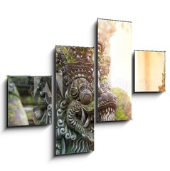 Obraz 4D tydln - 120 x 90 cm F_IB81455657 - Balinese stone sculpture art and culture