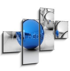 Obraz 4D tydln - 120 x 90 cm F_IB82377710 - Business. 3D. Leader Concept