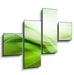 Obraz   Elegant Modern Light Green Background, 120 x 90 cm