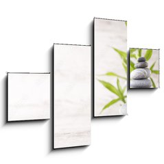 Obraz 4D tydln - 120 x 90 cm F_IB89978310 - Spa stones.