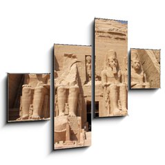 Obraz 4D tydln - 120 x 90 cm F_IB9102295 - Abu Simbel