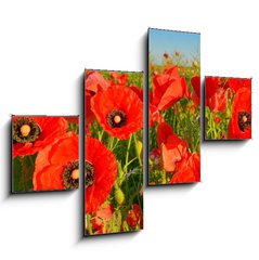 Obraz 4D tydln - 120 x 90 cm F_IB95383540 - Poppies