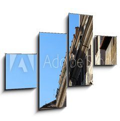 Obraz 4D tydln - 120 x 90 cm F_IB95743916 - Rome,Italy,summer,evening,houses.