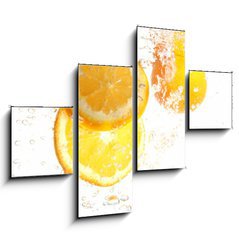 Obraz   spalsh lemon, 120 x 90 cm