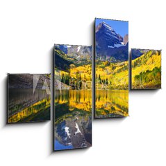 Obraz tydln 4D - 120 x 90 cm F_IB9861027 - maroon bells 3 - katanov zvony 3