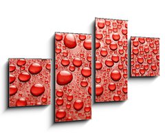 Obraz 4D tydln - 100 x 60 cm F_IS10361893 - Water drops - Kapky vody