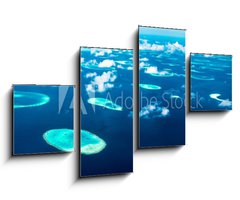 Obraz 4D tydln - 100 x 60 cm F_IS105827632 - Maldives Indian Ocean