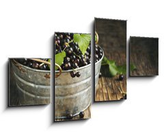 Obraz 4D tydln - 100 x 60 cm F_IS106540835 - Blackcurrant - ern rybz