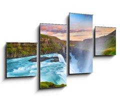 Obraz 4D tydln - 100 x 60 cm F_IS126702165 - Gulfoss Falls, Iceland