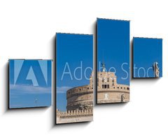 Obraz 4D tydln - 100 x 60 cm F_IS128550149 - Sant Angelo Bridge in Rome