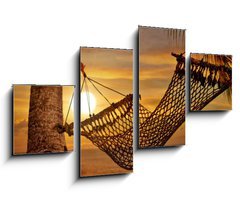 Obraz 4D tydln - 100 x 60 cm F_IS13184187 - Sunset Hammock
