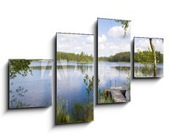 Obraz 4D tydln - 100 x 60 cm F_IS1379767 - summer lake