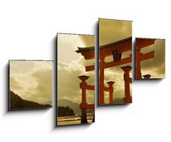 Obraz   Great torii at Miyajima, 100 x 60 cm