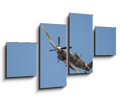 Obraz   spitfire in the skies, 100 x 60 cm