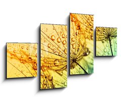 Obraz 4D tydln - 100 x 60 cm F_IS153111950 -  dandelion flower background