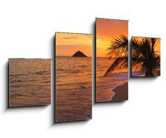 Obraz   Pacific sunrise at Lanikai beach in Hawaii, 100 x 60 cm