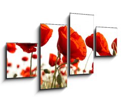 Obraz 4D tydln - 100 x 60 cm F_IS15661421 - Red poppies