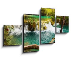 Obraz 4D tydln - 100 x 60 cm F_IS16639493 - Plitvice lakes in Croatia