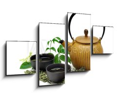 Obraz 4D tydln - 100 x 60 cm F_IS16735049 - Chinese Longjing green tea - nsk Longjing zelen aj